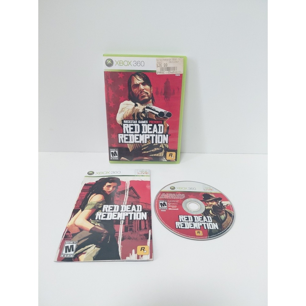 Red Dead Redemption Microsoft Xbox 360 Rockstar Games 2010 CIB
